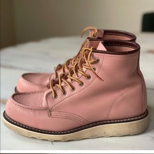 Red Wing Heritage Moc Toe Pink